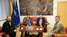 Susitikimas su Lietuvos kariuomenės Gynybos štabo viršininku gen. mjr. Mindaugu Steponavičiumi